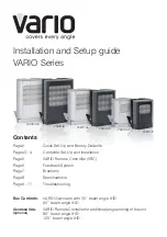 Preview for 1 page of Raytec Vario W8 Installation And Setup Manual