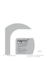 Предварительный просмотр 28 страницы Raytec VARIO2 w16 Installation Manual