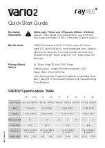 Preview for 3 page of Raytec VARIO2 w8 Installation Manual