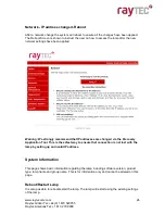 Предварительный просмотр 26 страницы Raytec VARIOipPoE Manual