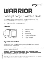 Raytec WARRIOR 24 Installation Manual preview