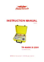 Raytech TR-Mark III 250V Instruction Manual preview