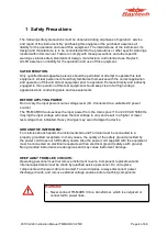 Preview for 4 page of Raytech TR-Mark III 250V Instruction Manual