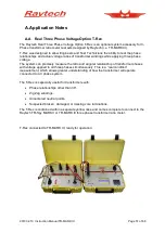 Preview for 57 page of Raytech TR-Mark III 250V Instruction Manual