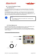 Preview for 58 page of Raytech TR-Mark III 250V Instruction Manual