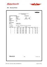 Preview for 61 page of Raytech TR-Mark III 250V Instruction Manual