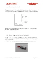 Preview for 63 page of Raytech TR-Mark III 250V Instruction Manual