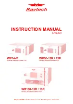 Raytech WR100-12R Instruction Manual preview