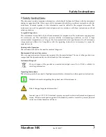 Preview for 7 page of RayTek MARATHON MR Operating Instructions Manual