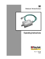 Preview for 1 page of RayTek MI Miniature Infrared Sensor Operating Instructions Manual