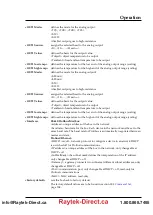 Preview for 49 page of RayTek MI3 Operating Instructions Manual