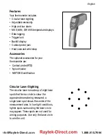 Предварительный просмотр 5 страницы RayTek Raynger ST60 ProPlus Standard Manual