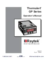 RayTek Thermalert GP series Operator'S Manual preview