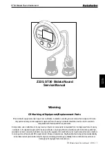 Preview for 1 page of Raytheon Electronics AUTOHELM ST30 Bidata Round Service Manual