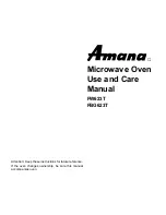 Raytheon Amana FW623T Use And Care Manual preview