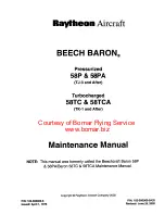 Raytheon BEECH BARON 58CA Maintenance Manual preview