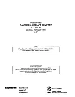 Preview for 2 page of Raytheon BEECH BARON 58CA Maintenance Manual