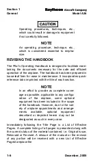 Предварительный просмотр 13 страницы Raytheon Beech Bonanza A36 Pilot'S Operating Handbook And Flight Manual