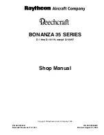 Предварительный просмотр 3 страницы Raytheon Beechcraft Bonanza 35 Series Shop Manual