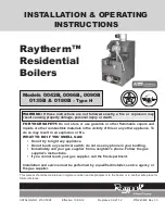 Preview for 1 page of Raytherm 0042B Installation & Operating Instructions Manual