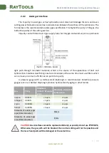 Preview for 8 page of Raytools BM114S Series User Manual