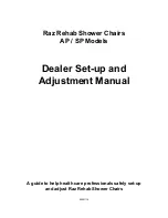 Raz Rehab AP Dealer Set-Up And Adjustment Manual предпросмотр