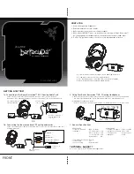 Preview for 1 page of Razer BARRACUDA HP-1 Quick Start Manual