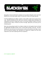 Razer BLACKSHARK Master Manual preview