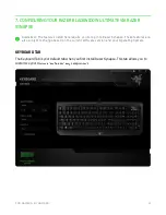 Preview for 12 page of Razer BlackWidow Ultimate Master Manual