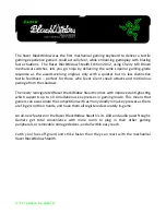Razer BlackWidow Owner'S Manual preview
