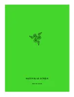 Предварительный просмотр 1 страницы Razer BLUE SCREEN Master Manual