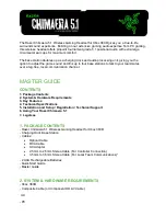 Razer Chimaera 5.1 Master Manual preview