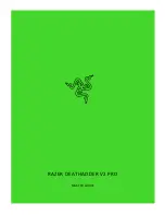 Razer DEATHADDER V2 PRO Master Manual предпросмотр