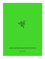 Preview for 1 page of Razer HAMMERHEAD PRO HYPERSPEED Master Manual