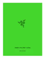 Razer KIYO PRO ULTRA Master Manual предпросмотр