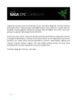 Preview for 1 page of Razer Naga Epic Chroma User Manual