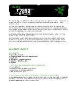 Razer Naga Epic Manual preview