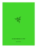 Razer NOMMO V2 PRO Master Manual предпросмотр