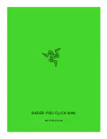 Предварительный просмотр 1 страницы Razer PRO CLICK MINI Master Manual