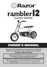 Предварительный просмотр 1 страницы Razer Rambler 12 Owner'S Manual