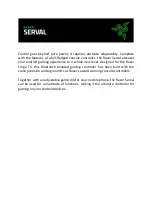 Предварительный просмотр 1 страницы Razer SERVAL Manual