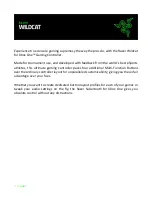 Предварительный просмотр 1 страницы Razer Wildcat Manual