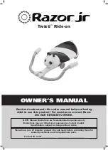 Razor Jr. Twisti Owner'S Manual preview