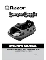 Razor Bumper Buggie Owner'S Manual preview