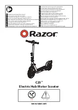 Razor C25 Original Instructions Manual предпросмотр