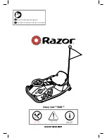 Предварительный просмотр 1 страницы Razor crazy cart shift User Manual