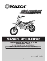 Предварительный просмотр 10 страницы Razor Dirt Rocket MX350 Owner'S Manual