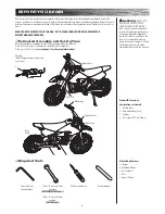 Preview for 5 page of Razor Dirt Rocket MX500 Owner'S Manual