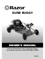 Razor DUNE BUGGY 25143511 Owner'S Manual preview