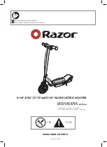 Preview for 1 page of Razor E100 GLOW Manual